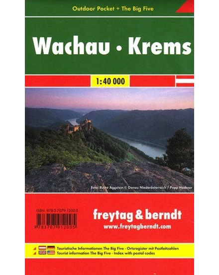 Cartographia-WK071 Wachau-Krems Outdoor Pocket harta (Freytag)-9783707912005