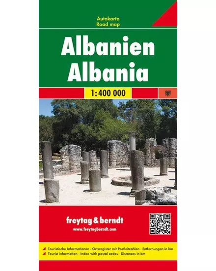 Cartographia-Albania harta de agrement și rutiera (Freytag)-9783707905786