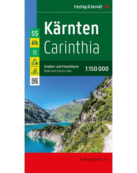 Cartographia-Carintia harta (Freytag)-9783707921113