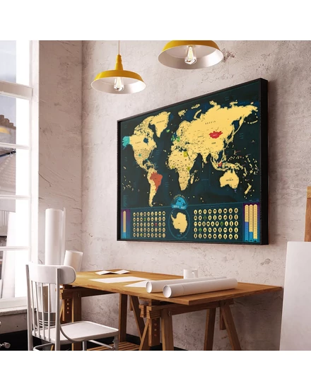 Cartographia-Világtérkép-kaparós 8588007452418