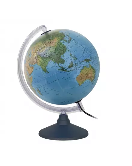 Cartographia-Glob pamantesc ELITE, 30 cm - iluminat, cu talpa din plastic (limba engleza)-8000623000090