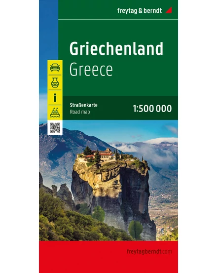 Cartographia-Grecia harta (Freytag)-9783707921779