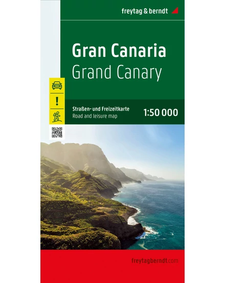 Cartographia -Gran Canaria harta de agrement și auto (AK0535)  - 9783707921755