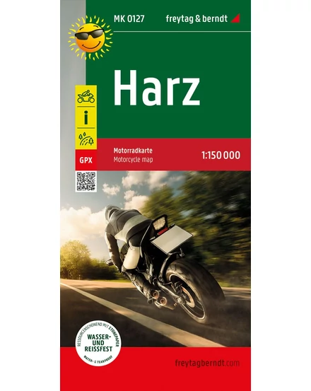 Cartographia - Harz harta pentru motociclisti -9783707919851