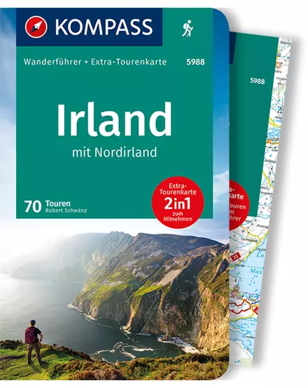 Cartographia-K 5988 Irlanda si Irlanda de Nord harta + ghid turistic 2in1-9783991212058