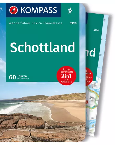 Cartographia-K 5990 Scoţia harta + ghid turistic 2in1-9783991219408