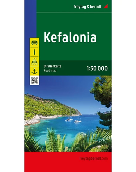 Cartographia-Kefalonia, Ithaka harta -Freytag-9783707921021