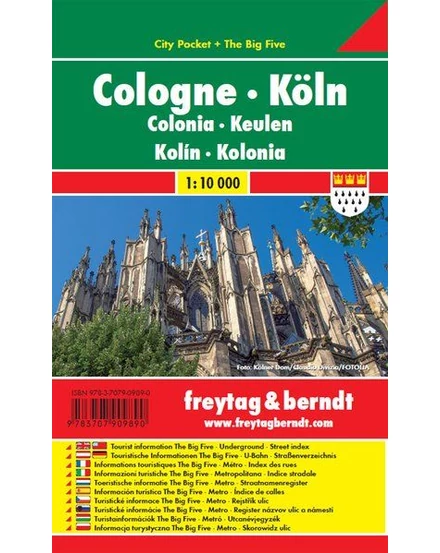 Cartographia-Köln City Pocket harta orașului (Freytag)-9783707909890