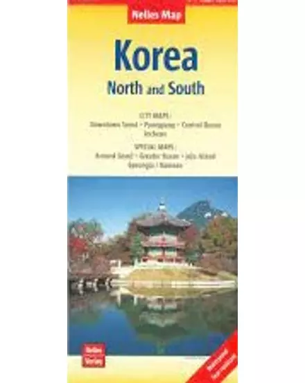 Cartographia - Coreea de Nord și Coreea de Sud harta - Nelles - 9783865742902