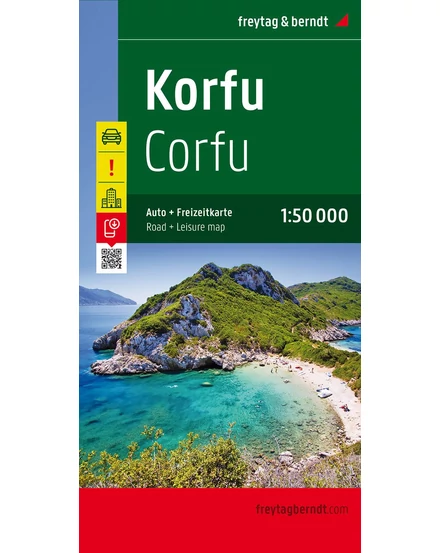 Cartographia-Corfu harta (Freytag)-9783707909562