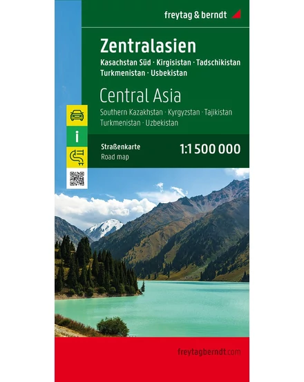 Cartographia-Asia Centrală harta (Freytag)-9783707909753