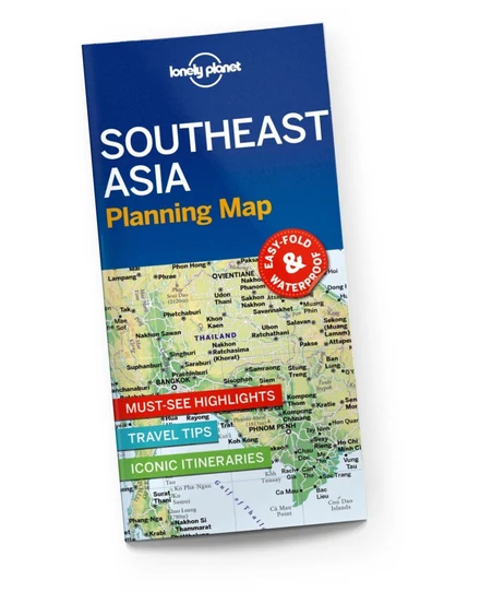 Cartographia-Asia Sudest harta planificator rutier-Lonely Planet-9781788686082