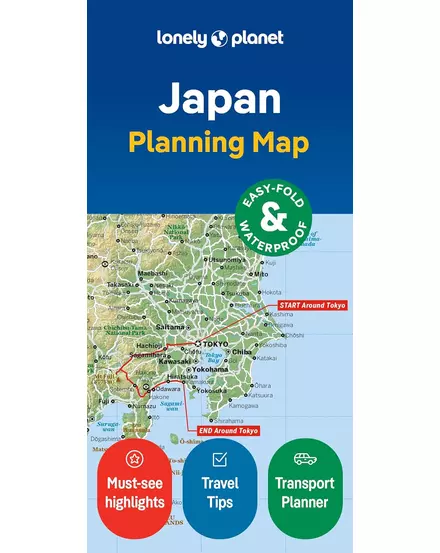 Cartographia-Japonia harta planificator rutier-9781787015876