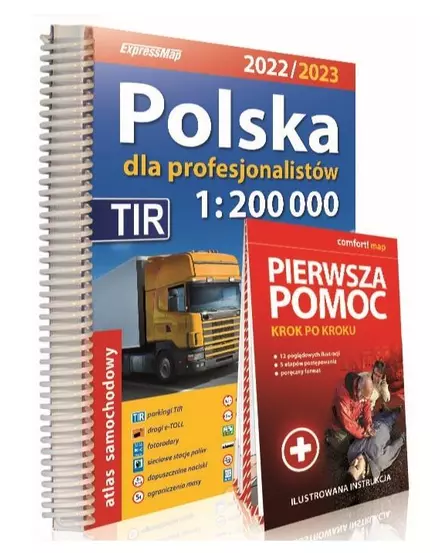 Cartographia-Polonia atlas 1:250 000 - Expressmap-9788381904384