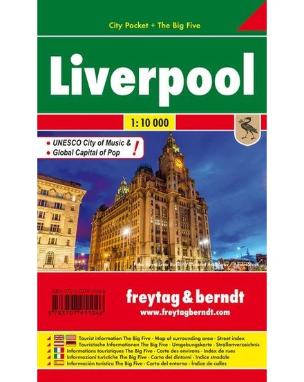 Cartographia-Liverpool City Pocket harta orașului (Freytag)-9783707911046
