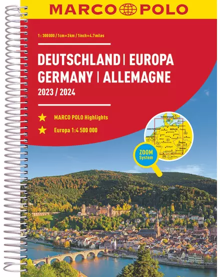 Cartographia-Germania si Europa atlas- Marco Polo-9783575016461