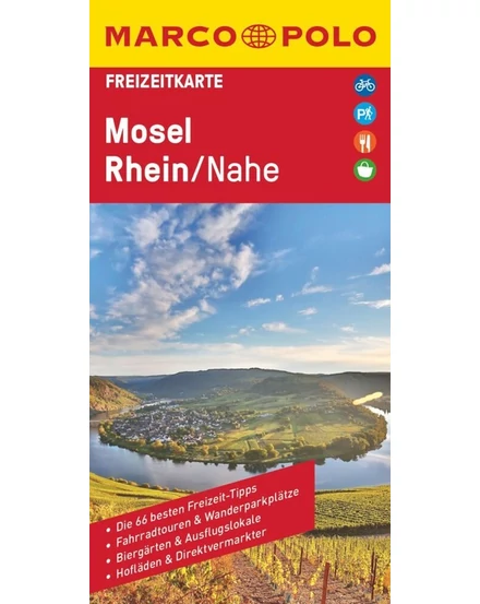 Cartographia-Germania harta outdoor  26. - Mosel, Rinului, Nahe - Marco Polo-9783829743860