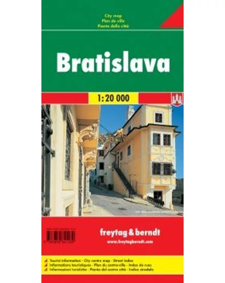 Cartographia-Bratislava harta orașului-Freytag-9783850841139