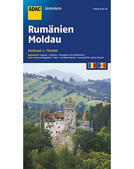 Cartographia-Romania, Moldova harta-9783826423512