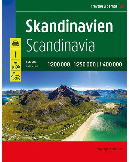 Cartographia-Scandinavia atlas- Freytag-9783707919905