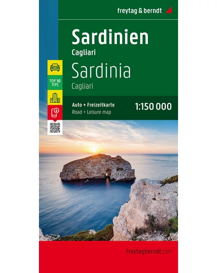 Cartographia-Sardinia, Cagliari harta (Freytag)-9783707907636