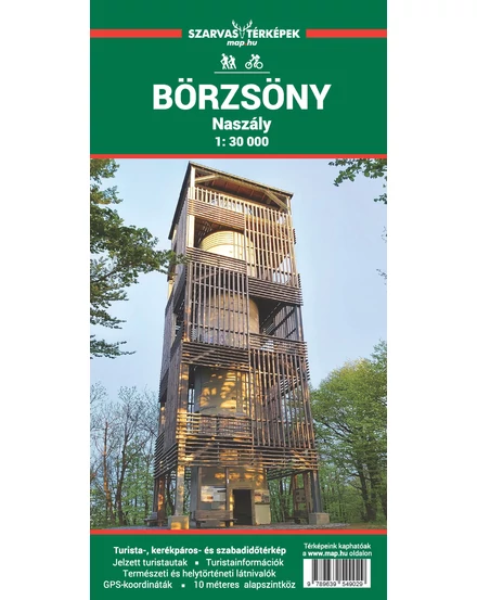 Cartographia - Börzsöny, Naszály harta turistică - Szarvas - 9789639549029