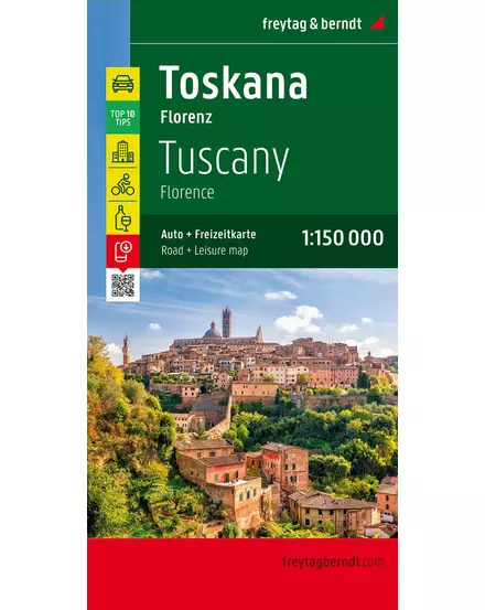 Cartographia-Toscana,  Florența harta (Freytag)-9783707902815