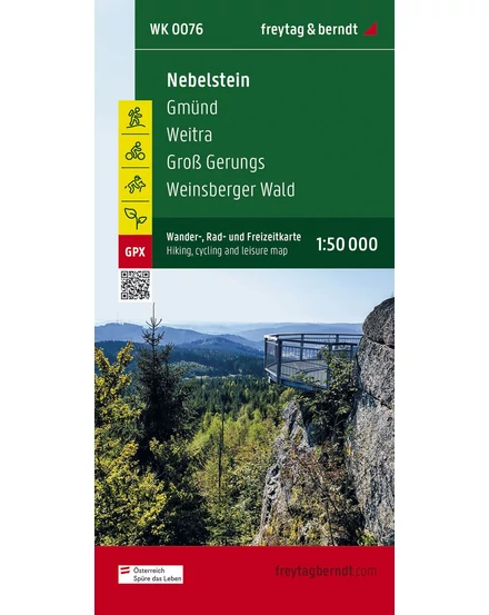 Cartographia - WK076 Nebelstein harta de ciclism si turistică - Freytag-9783707919370