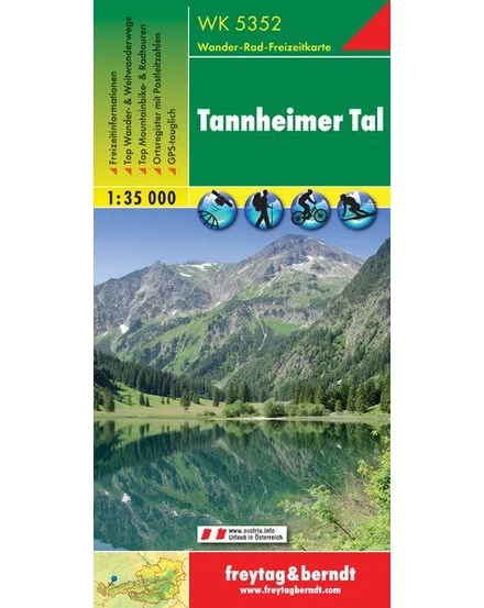 Cartographia - WK5352 Tannheimer Tal harta turistică - Freytag-9783707914757