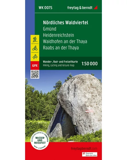 Cartographia-WK075 Waldviertel - Gmünd - Heidenreichstein - Waidhofen harta turistică (Freytag)-9783707919363