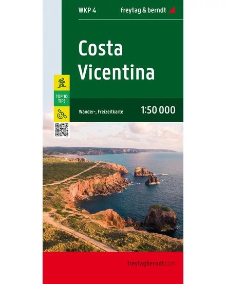 Cartographia - WKP 4 Costa Vicentina harta turistică- Freytag - 9783707918434