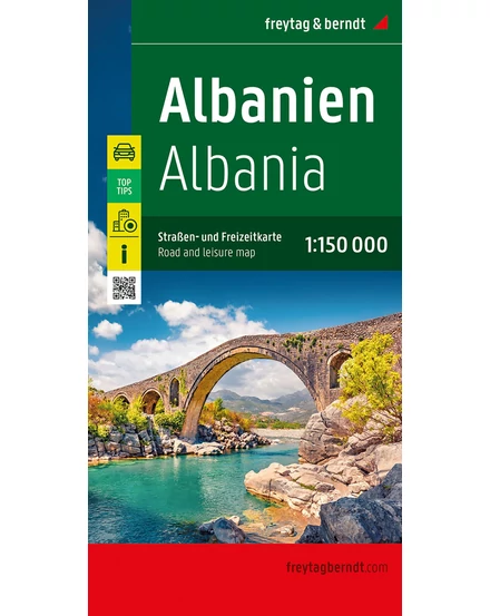 Cartographia-Albania harta -Freytag-9783707924121
