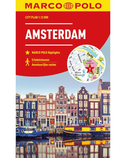 Cartographia-Amsterdam harta orașului-Marco Polo-9783575017000