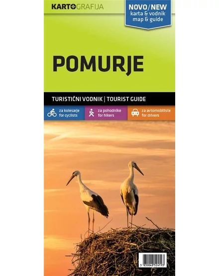 Cartographia - Pomurje harta cu ghid turistic - 3830048524193