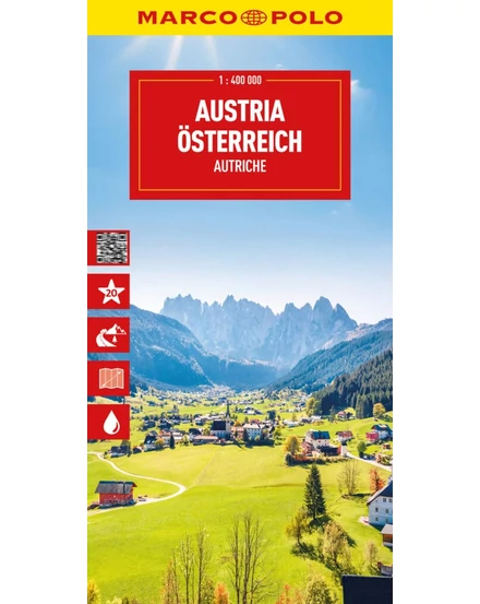 Cartographia-Austria harta-Marco Polo-9783575022059