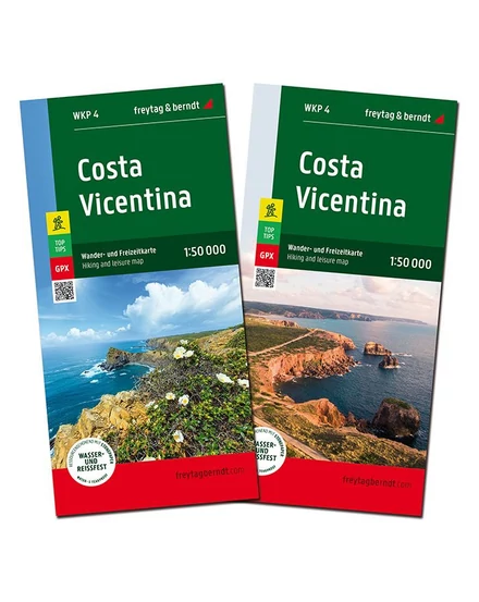 Cartographia -Costa Vicentina harta turistică- Freytag-9783707920598