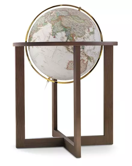 Cartographia-Glob pamantesc NG CROSS Antique, 50 cm - iluminat, artizanala, National Geographic (limba engleza)