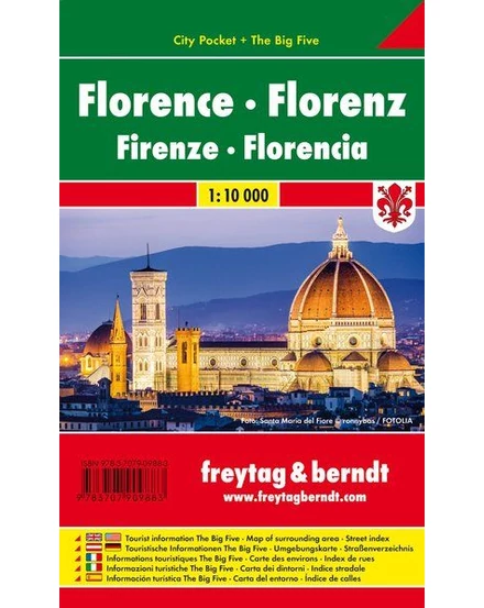 Cartographia-Florența City Pocket harta (Freytag)-9783707909883