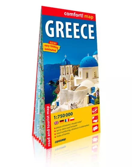 Cartographia-Grecia harta Comfort (laminat) - Expressmap-9788381907996