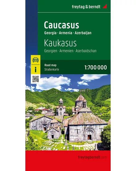 Cartographia-Caucaz: Georgia, Armenia, Azerbaidjan harta (Freytag)-9783707924176