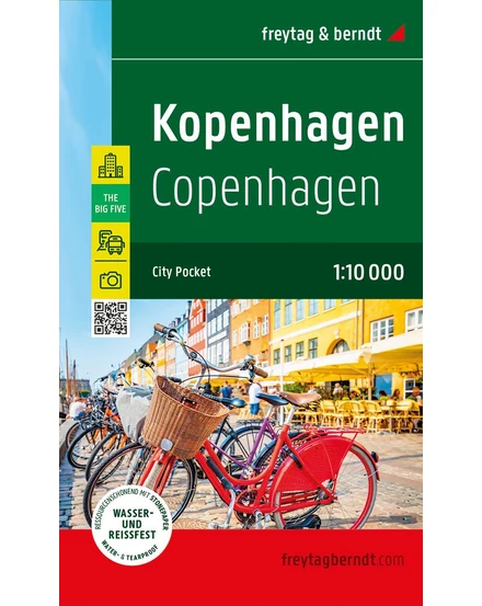 Cartographia-Copenhaga City Pocket harta orașului (Freytag)-9783707922455
