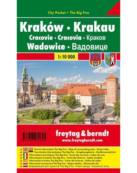 Cartographia-Krakko City Pocket harta orașului (Freytag)-9783707911695