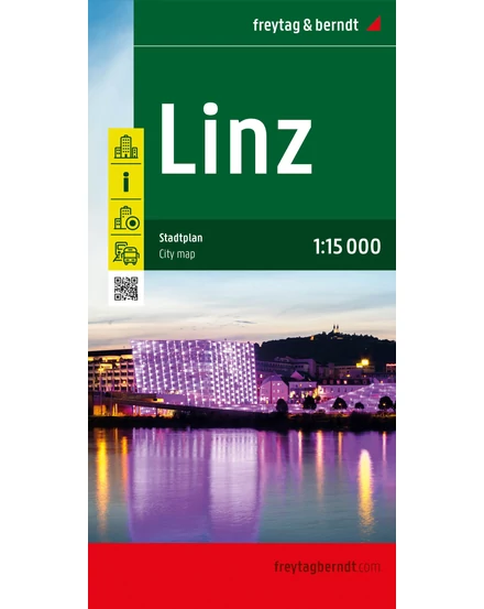 Cartographia-Linz harta orașului -Freytag-9783707921175