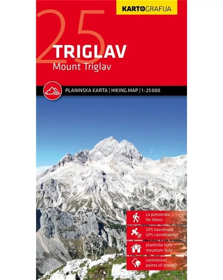 Cartographia - Triglav harta turistică - 3830048524254