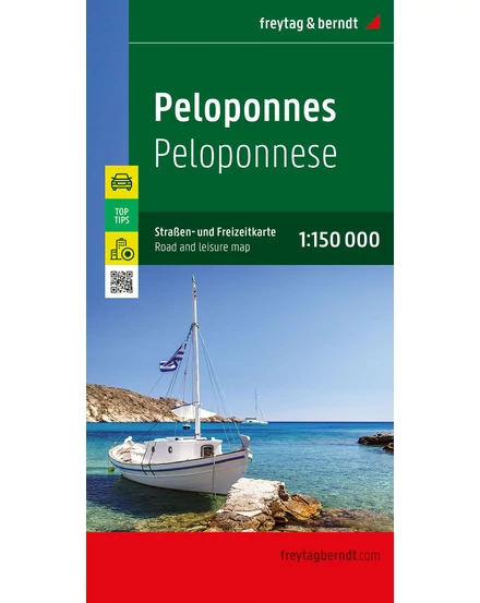 Cartographia-Pelopones (Grecia) harta -Freytag-9783707921762