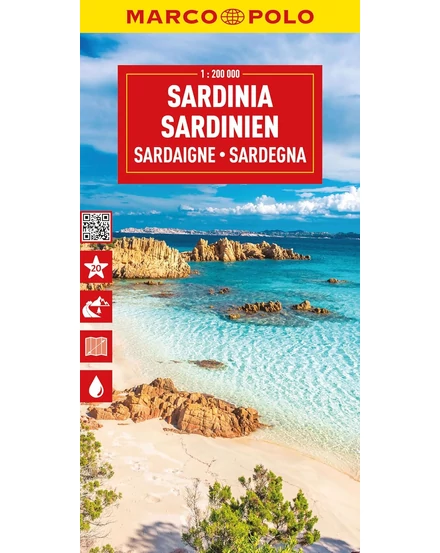 Cartographia-Italia harta regiunii: Sardinia (366)-9783575019448