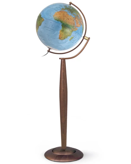 Cartographia-Glob pamantesc Sylvia Blue, 37 cm - iluminat, duo, National Geographic (limba engleza) - 8000623002681