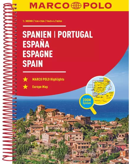Cartographia-Spania și Portugalia atlas- Marco Polo-9783575016188