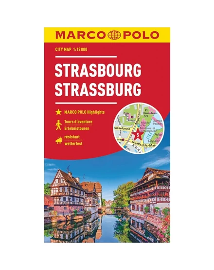 Cartographia-Strasburg harta orașului - Marco Polo-9783575018830