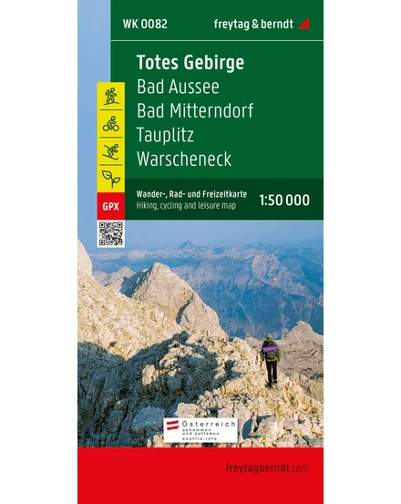 Cartographia - WK 0082 Bad Aussee - Totes Gebirge - Bad Mitterndorf - Tauplitz harta turistică